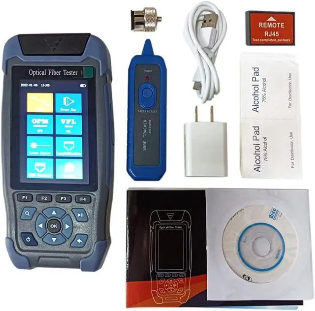 Main image of Mini-Pro 1310/1550nm SM OTDR Mulit-Function Tester Built in OPM/OLS / RJ45 Test/VFL Test Rang 5m-60Km Dynamic Range 24dB/22dB Connector APC with FC/APC-FC/UPC-SX