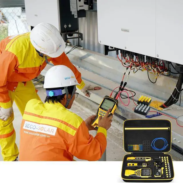 Alt view image 6 of 6 - Case Compatible with Klein Tools VDV501-851 VDV500-123 VDV226-110 VDV427-300. Storage Carrying Travel Holder for Cable Tester for Scout Pro 3/ Tracer Probe/ Wire Stripper and Accessories (Box Only)