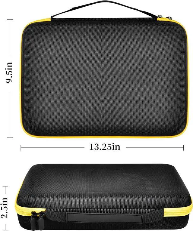 Alt view image 5 of 6 - Case Compatible with Klein Tools VDV501-851 VDV500-123 VDV226-110 VDV427-300. Storage Carrying Travel Holder for Cable Tester for Scout Pro 3/ Tracer Probe/ Wire Stripper and Accessories (Box Only)