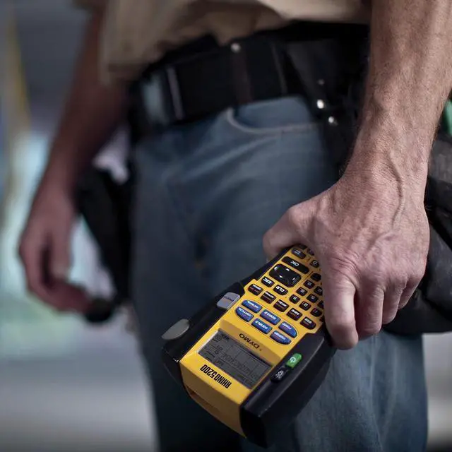 Alt view image 3 of 6 - DYMO Industrial Label Maker & Carry Case RhinoPRO 5200 Label Maker Kit, For Job Sites and Heavy-Duty Labeling Jobs, Prints Fast, Includes 2 Rolls of DYMO Industrial Vinyl Labels