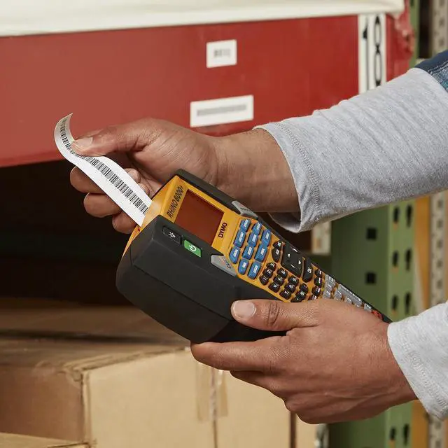 Alt view image 3 of 6 - DYMO Rhino 6000 Industrial Label Maker Kit, Computer Connected Label Maker with Hard Carry Case, 1 Vinyl Tape Cassette, 1 Flexible Nylon Tape Cassette and Rechargeable Lithium Ion Battery