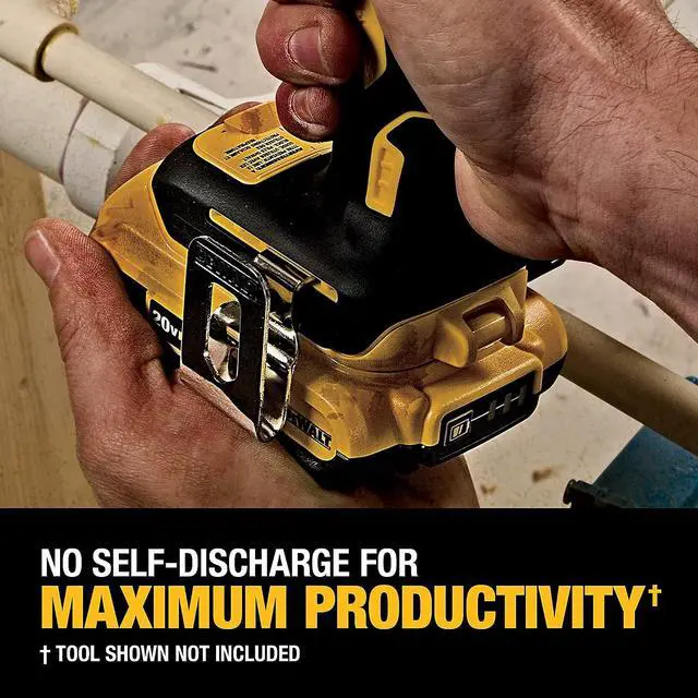 Alt view image 5 of 6 - DEWALT 20V MAX Battery, Lithium Ion, 2 Ah and 4 Ah, 4-Pack, Fuel Gauge LED Charge Indicators DCB324-4