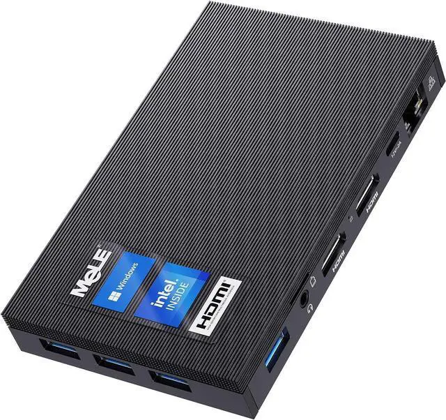 Fanless Mini PC Quieter3Q 11th Gen N5105 8GB 128GB Windows
