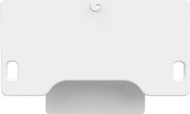 Alt view image 4 of 5 - 46" Standing Desk Converter Large - Height Adjustable Sit Standup Triple Monitor Riser - Gas Spring Computer Workstation, Retractable Keyboard Tray - White