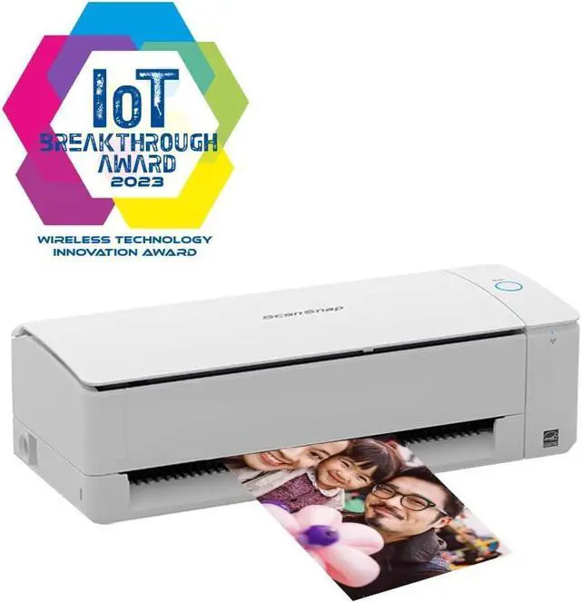 Alt view image 5 of 6 - ScanSnap iX1300 Compact Wireless or USB Double-Sided Color Document, Photo & Receipt Scanner with Auto Document Feeder and Manual Feeder for Mac or PC, White