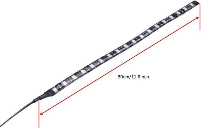 Alt view image 5 of 6 - Computer Light LED Strip with Magnetic Design for PC Case Lighting Kit,Mid Tower and Full Tower use  - 4Pack RED
