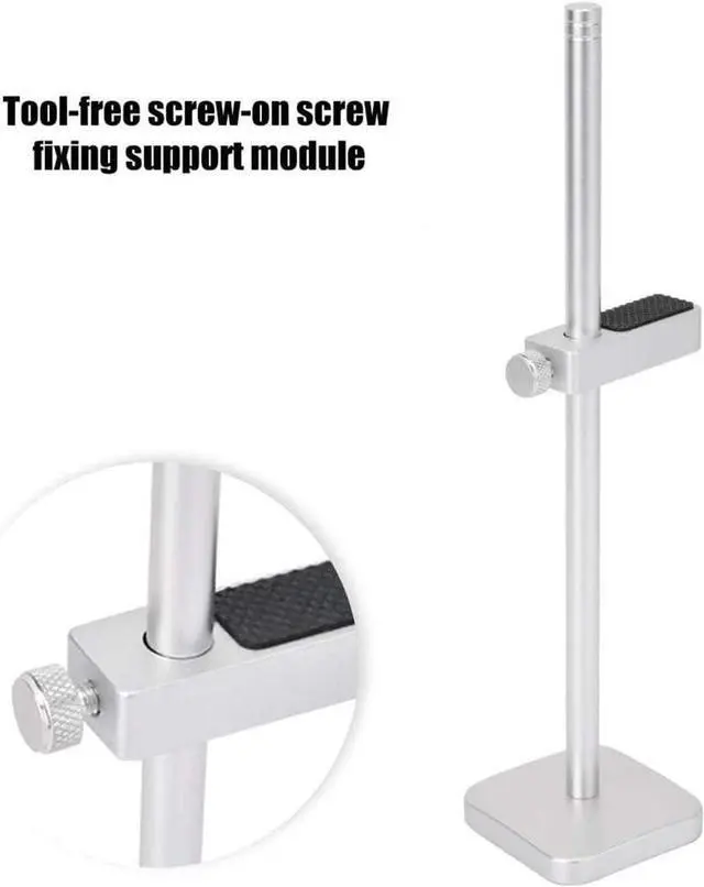 Alt view image 3 of 7 - Graphics Card GPU Brace Support, Video Card Sag Holder Bracket, Anodized Aerospace Aluminum (Silver)
