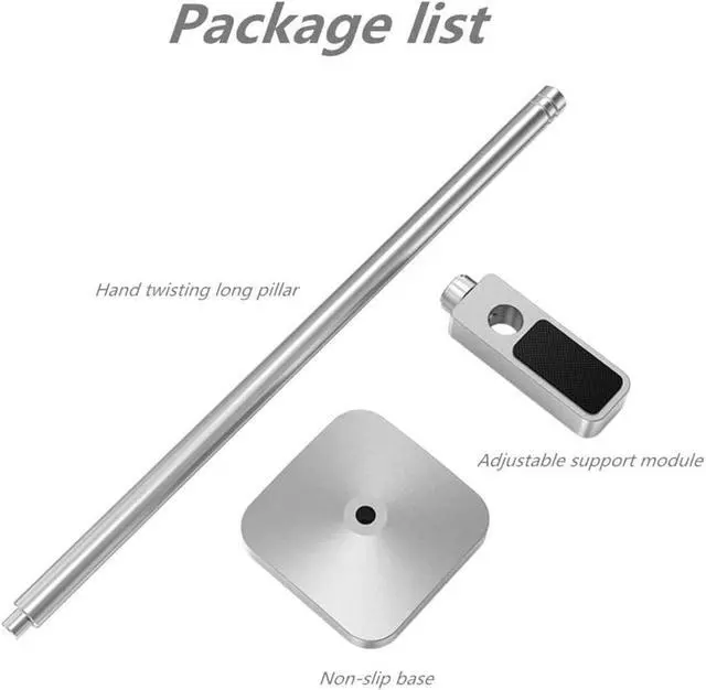 Alt view image 7 of 7 - Graphics Card GPU Brace Support, Video Card Sag Holder Bracket, Anodized Aerospace Aluminum (Silver)