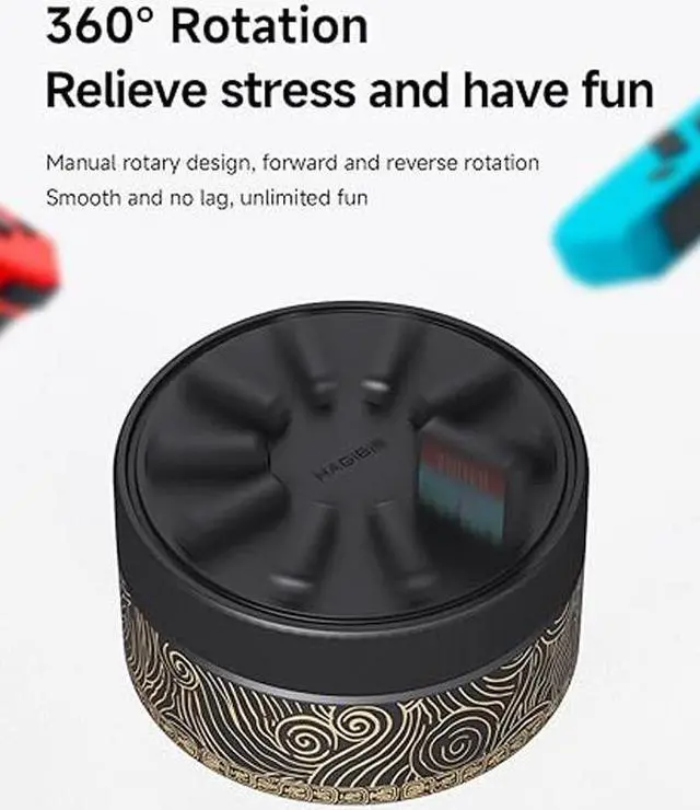 Alt view image 2 of 6 - Game Storage Case for Nintendo Switch, PS Vita, Rotating Game Card Case with 10 Card Slots, Magnetic Draw Card Portable Switch Game Cartridge Holder