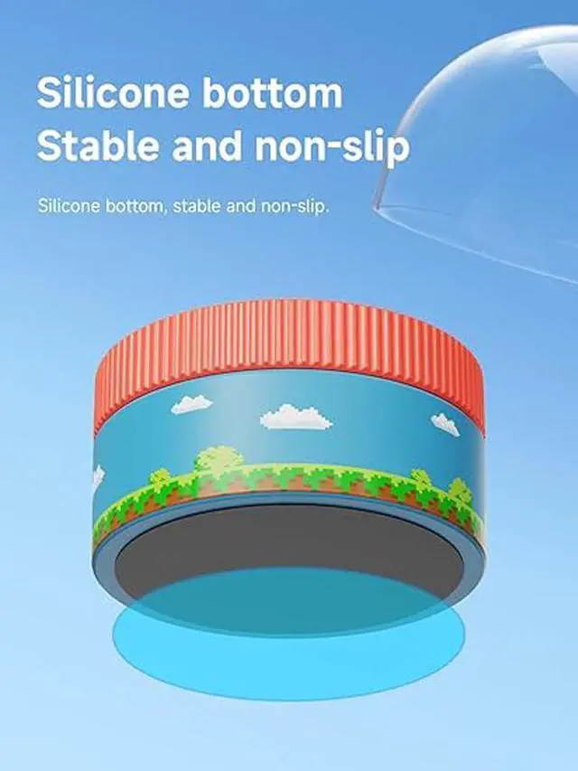 Alt view image 6 of 6 - Game Storage Case for Nintendo Switch, PS Vita, Rotating Game Card Case with 10 Card Slots, Magnetic Draw Card Portable Switch Game Cartridge Holder Blue