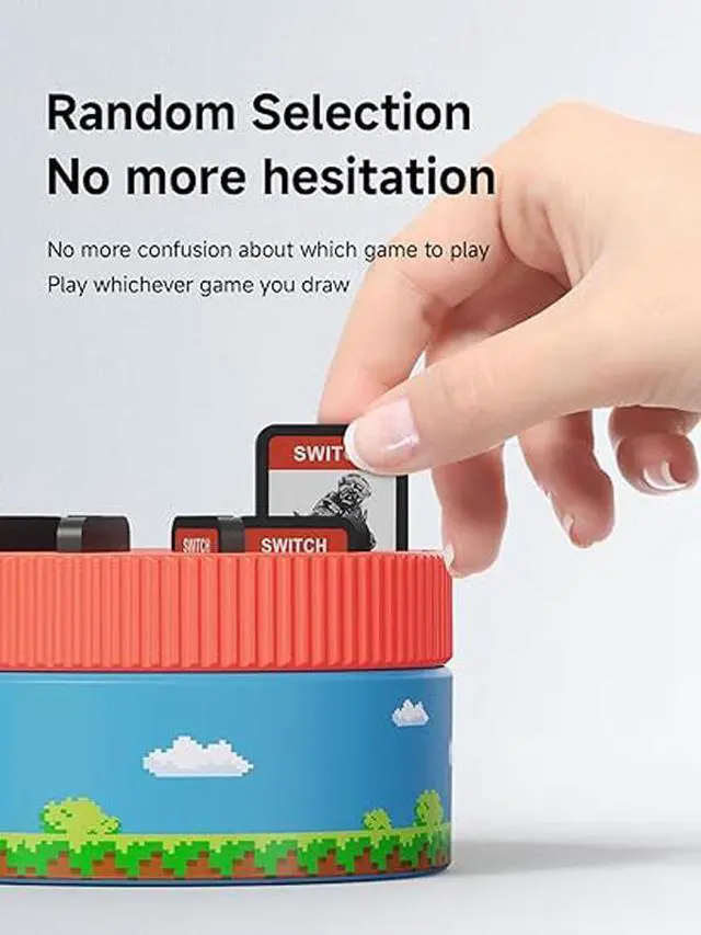 Game Storage Case for Nintendo Switch, PS Vita, Rotating