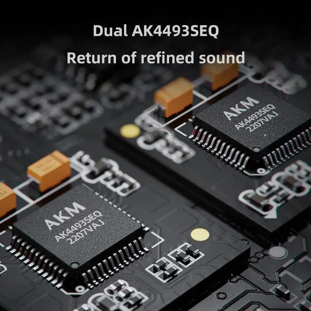 Alt view image 5 of 7 - FiiO K7BT Balanced HiFi DAC Bluetooth Headphone Amplifier AK4493S*2, XMOS XU208 PCM384kHz DSD256,USB/Optical/Coaxial/RCA Inputs, 6.35mm/4.4mm Output(US Plug)