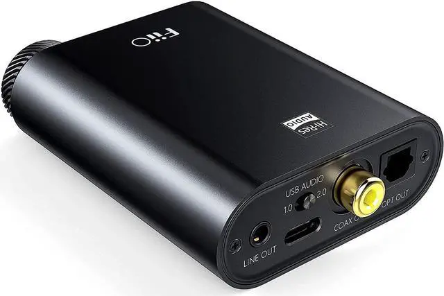 Alt view image 4 of 7 - FiiO NEWK3 Amplifier Headphone Amps Portable High Resolution 384kHz/32bit DSD256 USB Type-C Lossless for PC/Laptop/Smartphones/Speaker Home Audio