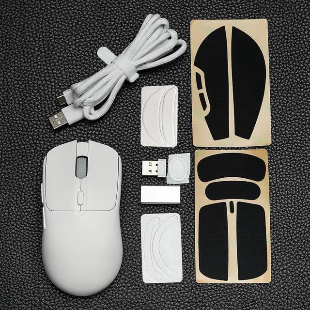 Alt view image 5 of 6 - Wireless Gaming Mouse 26000DPI Ultra Lightweight 56g Programmable 2.4G 1000Hz USB-C Wired Rechargeable 6 Buttons for Mac,Laptop,PC