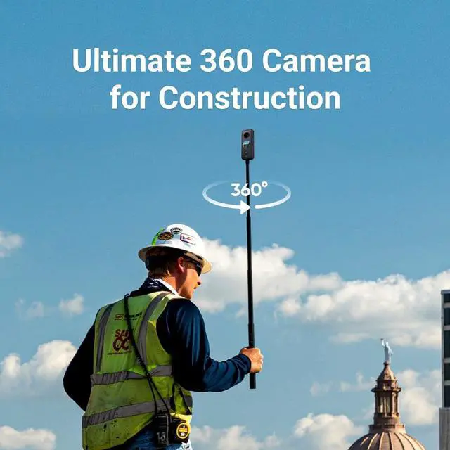 Insta360 ONE X2 Construction Kit - 360 Camera, 5.7K Video, 18MP