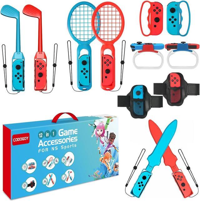 2023 Switch Sports for Nintendo Accessories Bundle -10 in 1 Family  Accessories Kit for Switch Sports Games Compatible with Switch/Switch OLED