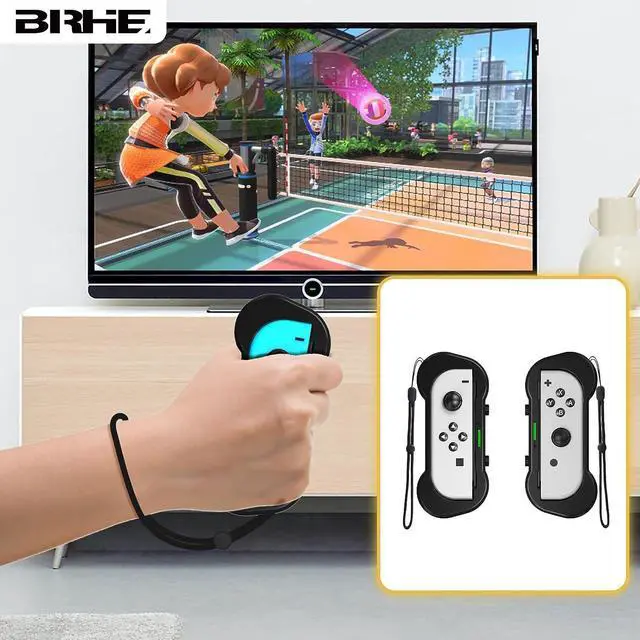 Alt view image 6 of 7 - Nintendo Switch Accessories12 in 1 Switch Sports Accessories Bundle for Nintendo Switch Sports,Family Accessories Kit for Switch/OLED Sports Games:Golf Clubs,Tennis Rackets,Sword Grips,Just Dance