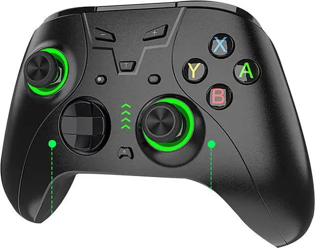 Main image of Switch Controller, Wireless Switch Pro Controller for Switch/Switch Lite/PC with 600mAh Built-in Battery, Wireless Remote Gamepad Supports Gyro Axis, Turbo and Dual Vibration