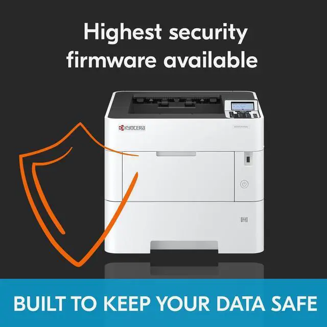 Alt view image 7 of 7 - KYOCERA ECOSYS PA5500x Monochrome Laser Printer, 57 ppm, 600 x 600 dpi and Up to Fine 1200 dpi, 600 Sheet Tray, 100 Sheet MPT, Duplex, 5 Line LCD w/Hard Key Panel, Gigabit Ethernet, USB, 512 MB