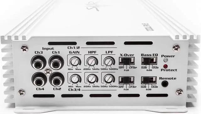 Alt view image 2 of 4 - Skar Audio RP-150.4ABM 1,000 Watt Full-Range Class A/B 4-Channel Marine Amplifier