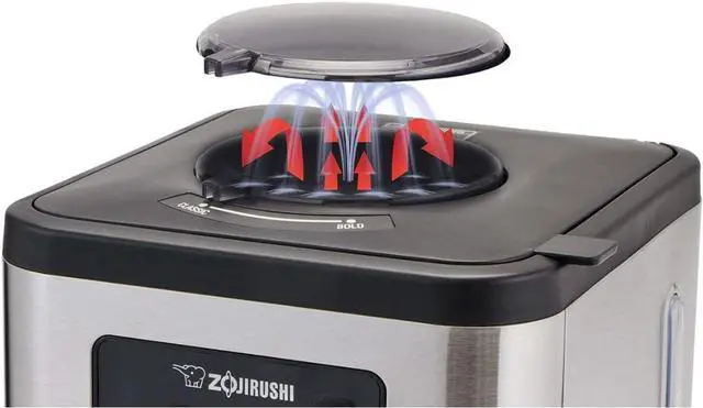 Alt view image 2 of 5 - Zojirushi Coffee Maker Dome Brew Programmable, StainlessSteel and Black