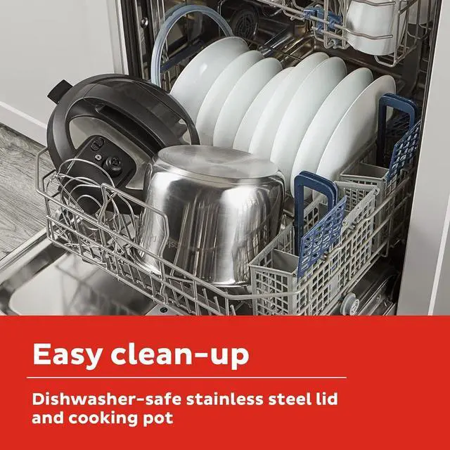 Alt view image 7 of 7 - Instant Pot RIO, 7-in-1 Electric Multi-Cooker, Pressure Cooker, Slow Cooker, Rice Cooker, Steamer, Sauté, Yogurt Maker, & Warmer, Includes App With Over 800 Recipes, 6 Quart