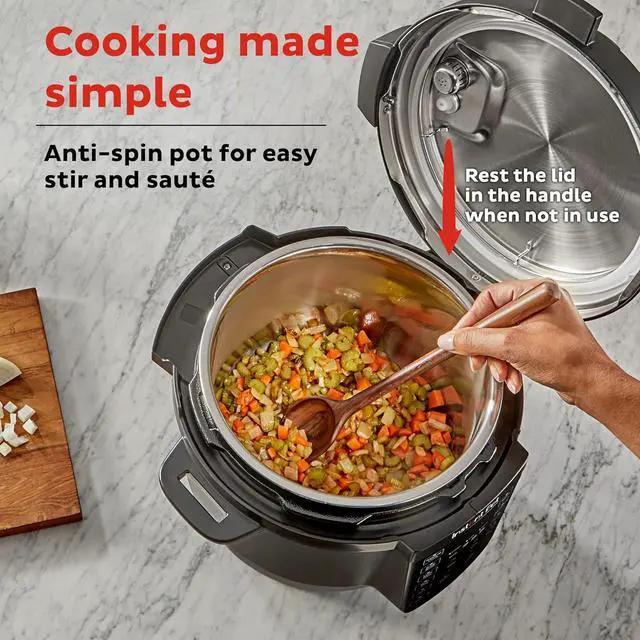 Alt view image 4 of 7 - Instant Pot RIO, 7-in-1 Electric Multi-Cooker, Pressure Cooker, Slow Cooker, Rice Cooker, Steamer, Sauté, Yogurt Maker, & Warmer, Includes App With Over 800 Recipes, 6 Quart