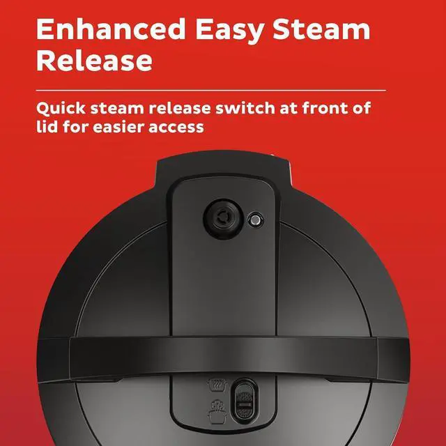 Alt view image 6 of 7 - Instant Pot RIO Wide Base, 7.5 Quarts, Large Searing Base, WhisperQuiet Steam Release, 7-in-1 Electric Multi-Cooker, Pressure Cooker, Slow Cooker, Rice Cooker, Steamer, Sauté, Yogurt & Warmer