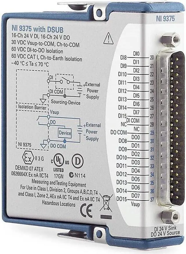 Main image of National Instruments NI 9375 cDAQ Digital Input / Output Module 32ch DIO