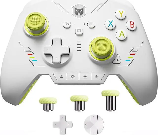 Main image of PC Controllers for Gaming, BIGBIG WON Rainbow 2 SE Wireless Controller Motion Aim, Hall Effect Trigger, 12-bit ADC, 3 Sets Joysticks, 4-way&8-way D-pad Controller for Switch/PC/Android/iOS