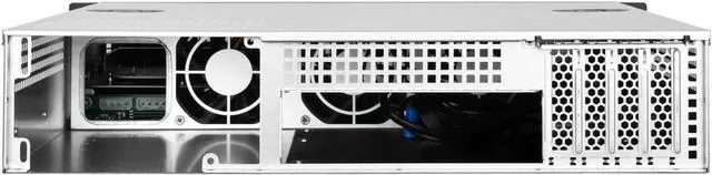 Alt view image 3 of 7 - SilverStone Technology RM21-304 2U Micro-ATX Rackmount Server Chassis with Four 3.5" hot-swap Bays, SST-RM21-304