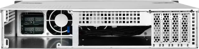 Alt view image 3 of 7 - Silverstone RM21-308 2U Rackmount Server Chassis with 8 X 3.5 Hot Swap Bays Micro-ATX Support RM21-308-x