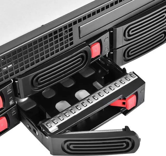Alt view image 7 of 7 - Silverstone RM21-308 2U Rackmount Server Chassis with 8 X 3.5 Hot Swap Bays Micro-ATX Support RM21-308-x