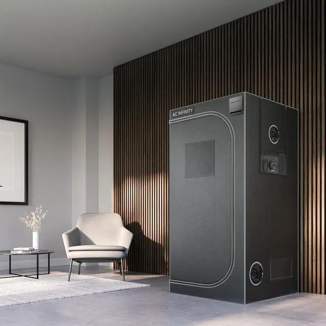 Alt view image 7 of 7 - Advance Grow Tent, 120"x120"x80" Thickest 1 in. Poles, Highest Density 2000D Diamond Mylar Canvas, 10x10 for Hydroponics Indoor Growing