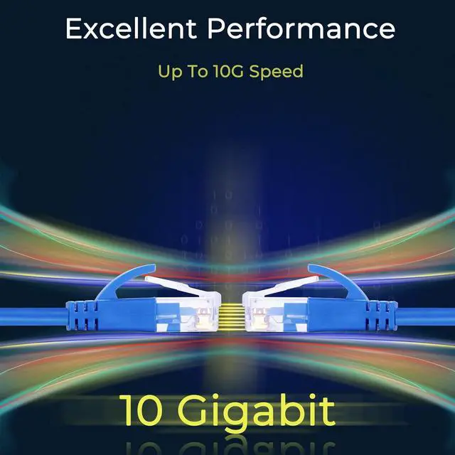 Alt view image 5 of 6 - Patch Cables Cat6a 0.5ft (50 Pack) Slim, Cat6a Ethernet Patch Cable 10G Support, Snagless Cat 6 Patch Cable for Patch Panel to Switch, Flexiable Cat 6a Ethernet Cable with Gold Plated