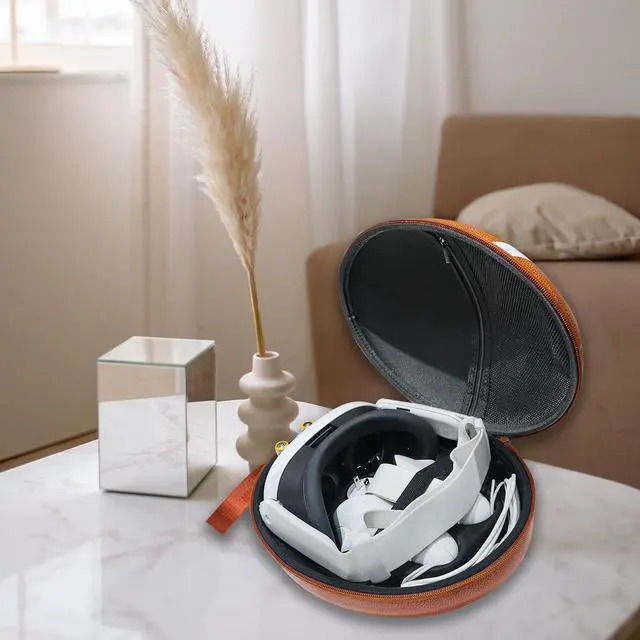 Alt view image 6 of 6 - Hard Carrying Case Compatible with Meta 3/Oculus 3 Accessories, VR Headset Travel Case for Quest 3 Accessories,Suitable for Travel and Home Storage