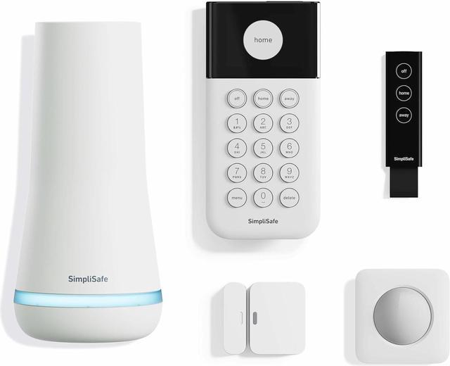 SimpliSafe Key Fob - Arm and Disarm Remotely - Built-in Panic Button -  Compatible with SimpliSafe Home Security System