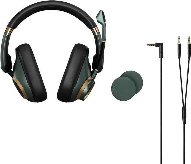 Alt view image 5 of 5 - EPOS Gaming H6Pro - Closed Acoustic Gaming Headset with Mic - Over-Ear Headset  Lightweight - Lift-to-Mute - Xbox Headset - PS4 Headset - PS5 Headset - PC/Windows Headset - Gaming Accessories -Green