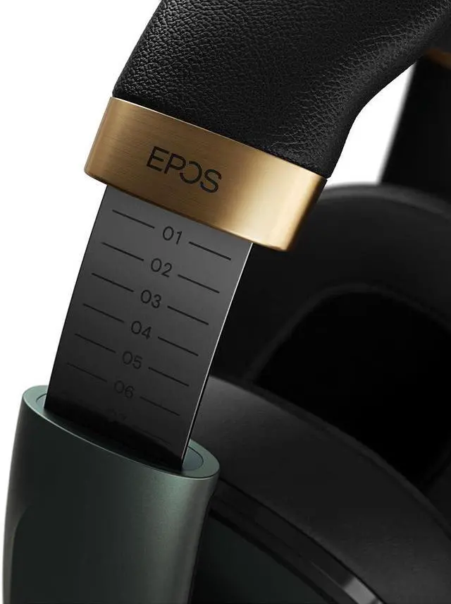 Alt view image 4 of 5 - EPOS Gaming H6Pro - Closed Acoustic Gaming Headset with Mic - Over-Ear Headset  Lightweight - Lift-to-Mute - Xbox Headset - PS4 Headset - PS5 Headset - PC/Windows Headset - Gaming Accessories -Green