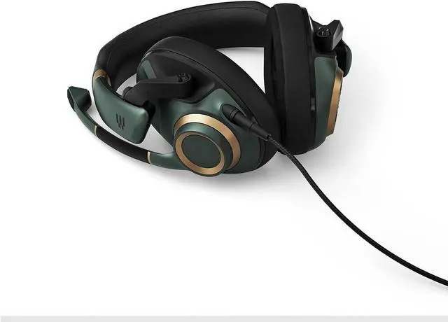 Alt view image 3 of 5 - EPOS Gaming H6Pro - Closed Acoustic Gaming Headset with Mic - Over-Ear Headset  Lightweight - Lift-to-Mute - Xbox Headset - PS4 Headset - PS5 Headset - PC/Windows Headset - Gaming Accessories -Green