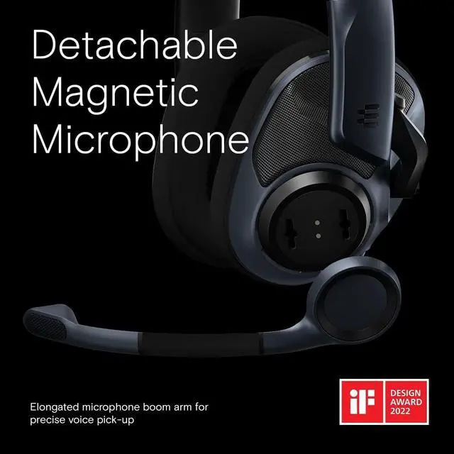 Alt view image 3 of 6 - EPOS H6Pro - Open Acoustic Gaming Headset with Mic - Lightweight Headband - Comfortable & Durable Design - Xbox Headset - PS4 Headset - PS5 Headset - PC/Windows Headset - Gaming Accessories (Black)