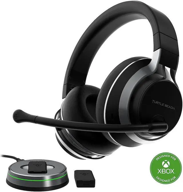 Main image of Turtle Beach Stealth Pro Multiplatform Wireless Noise-Cancelling Gaming Headset for Xbox Series X|S, Xbox One, PS5, PS4, PC, Mac, Switch, & Mobile  50mm Speakers, Bluetooth, Dual Batteries  Black