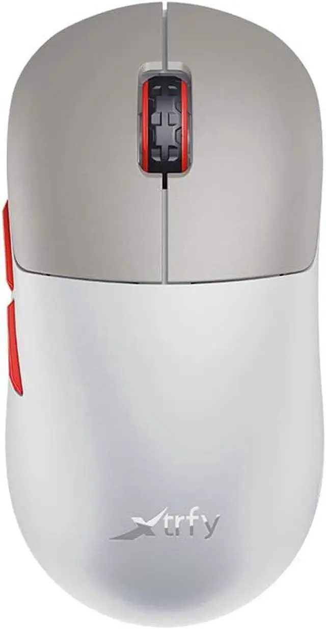 Alt view image 6 of 6 - Xtrfy M8 Wireless Ultra-Light Gaming Esports Mouse. lag-Free (Grey Retro)