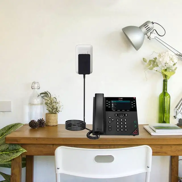 Alt view image 3 of 4 - DC 5v Power Supply 5V Power Supply Compatible with The Polycom IP Phones VVX 150, 250, 350, 450, E400, E300 EM50 2200-48872-001, and 1465-48871-001