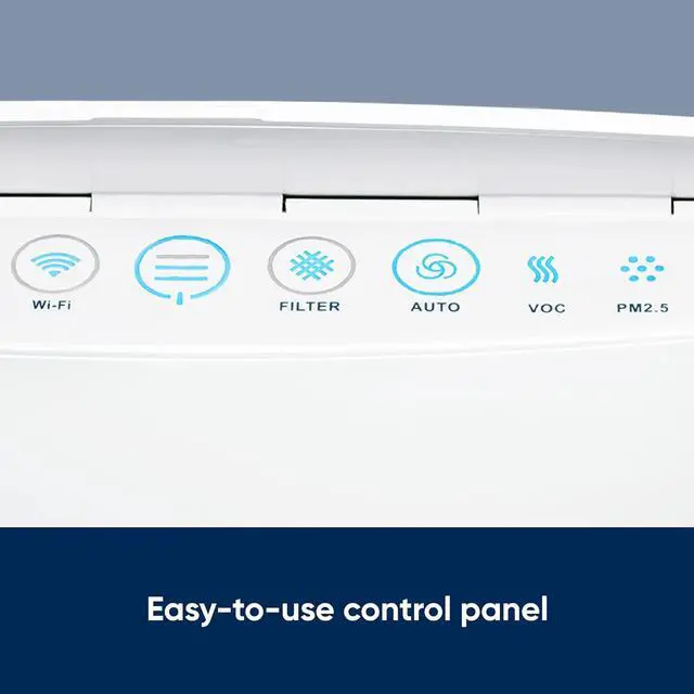 Alt view image 4 of 7 - BLUEAIR Air Purifier for Allergy & Asthma Reduction in Medium/Large Rooms, HEPASilent Technology with Dual Protection Filters, Removes 99.97% Pet Dander Pollen Mold Dust Viruses, White