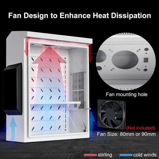 Alt view image 5 of 7 - Outdoor Electrical Box, Cold-Rolled Steel Plate, Aluminum Alloy Back Beam, One-Piece Ventilation Design, IP65 Waterproof, Wall/Pole Mounted. (15.7" x 11.8" x 5.9")