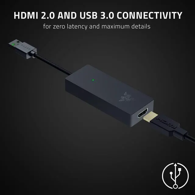 Alt view image 3 of 7 - Ripsaw X USB Capture Card w/Camera Connection: 4K 30FPS - OBS & Streamlabs Compatible - for Streaming, Gaming, Video Conference, Zoom, Teams - HDMI 2.0 & USB 3.0 - Compact Design - Plug & Play