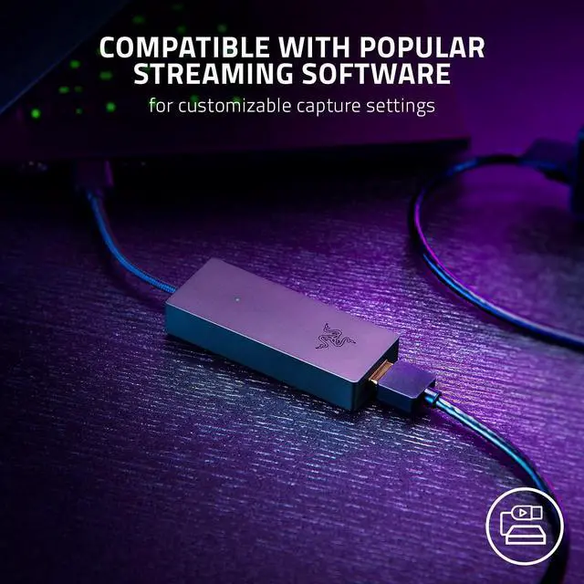 Alt view image 5 of 7 - Ripsaw X USB Capture Card w/Camera Connection: 4K 30FPS - OBS & Streamlabs Compatible - for Streaming, Gaming, Video Conference, Zoom, Teams - HDMI 2.0 & USB 3.0 - Compact Design - Plug & Play