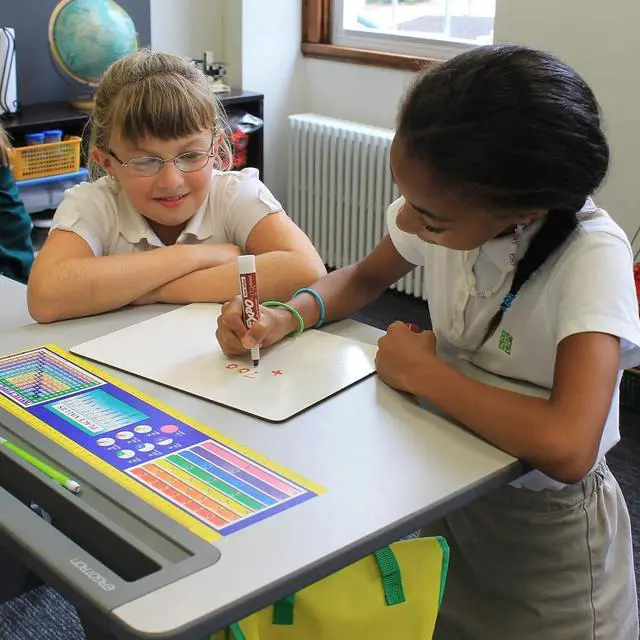 Alt view image 7 of 7 - Ergotron  LearnFit Mobile Standing Desk, Adjustable Height Small Rolling Laptop Computer Sit Stand Desk with Wheels for Classroom, Office, Medical or Home Use  Adjusts from 33 to 49 Inches  Grey