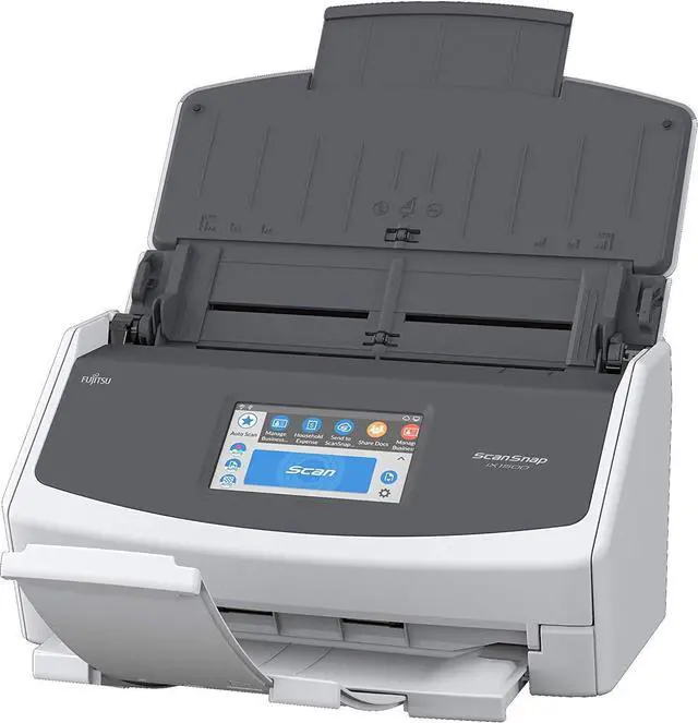 Alt view image 3 of 5 - Fujitsu ScanSnap iX1500 Color Duplex Document Scanner with Touch Screen for Mac or PC, White